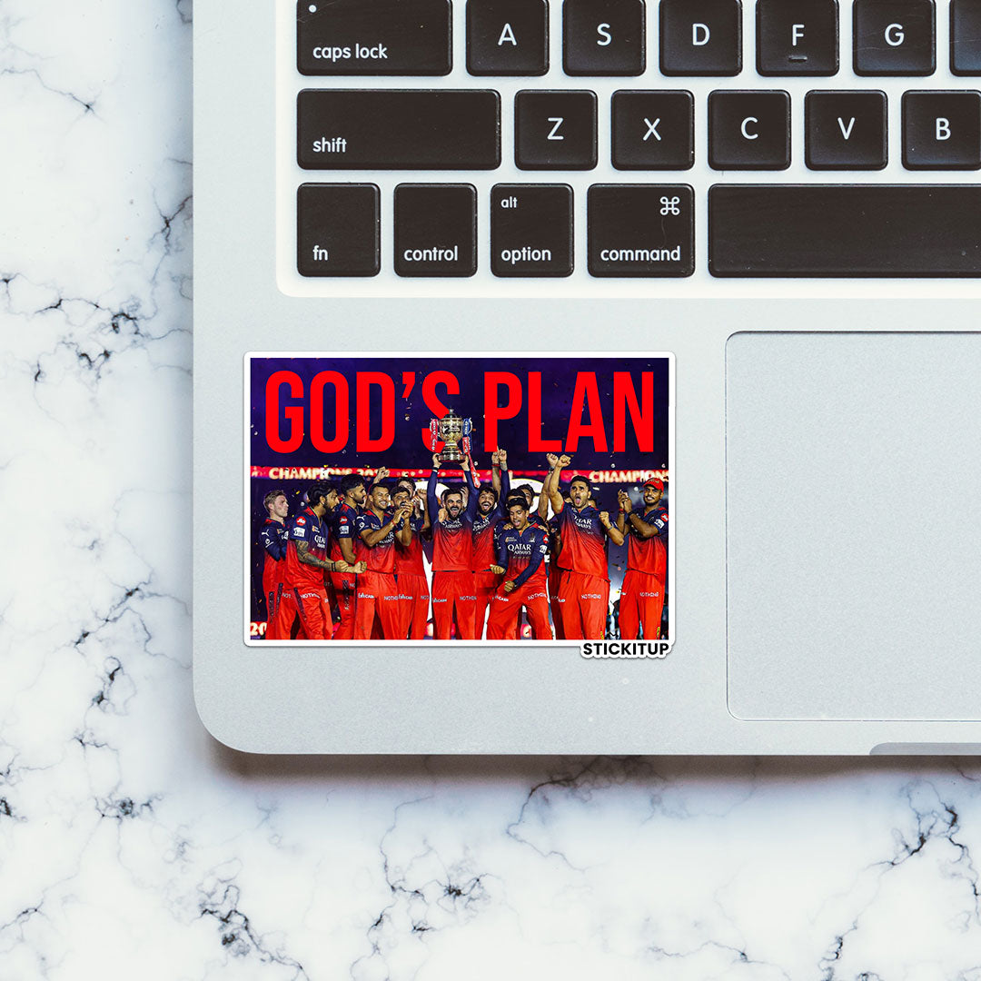 GODS PLAN Sticker| STICK IT UP