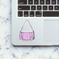 WHITE FLOWER BAG Sticker| STICK IT UP