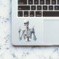 HAPPY SKULL Sticker| STICK IT UP