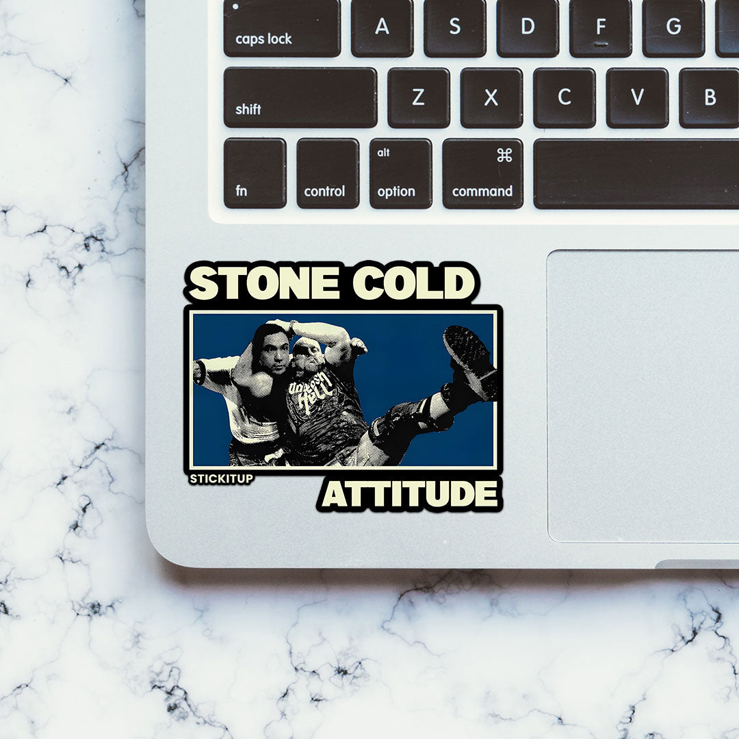 STONE COLD ATTITUDE Sticker| STICK IT UP