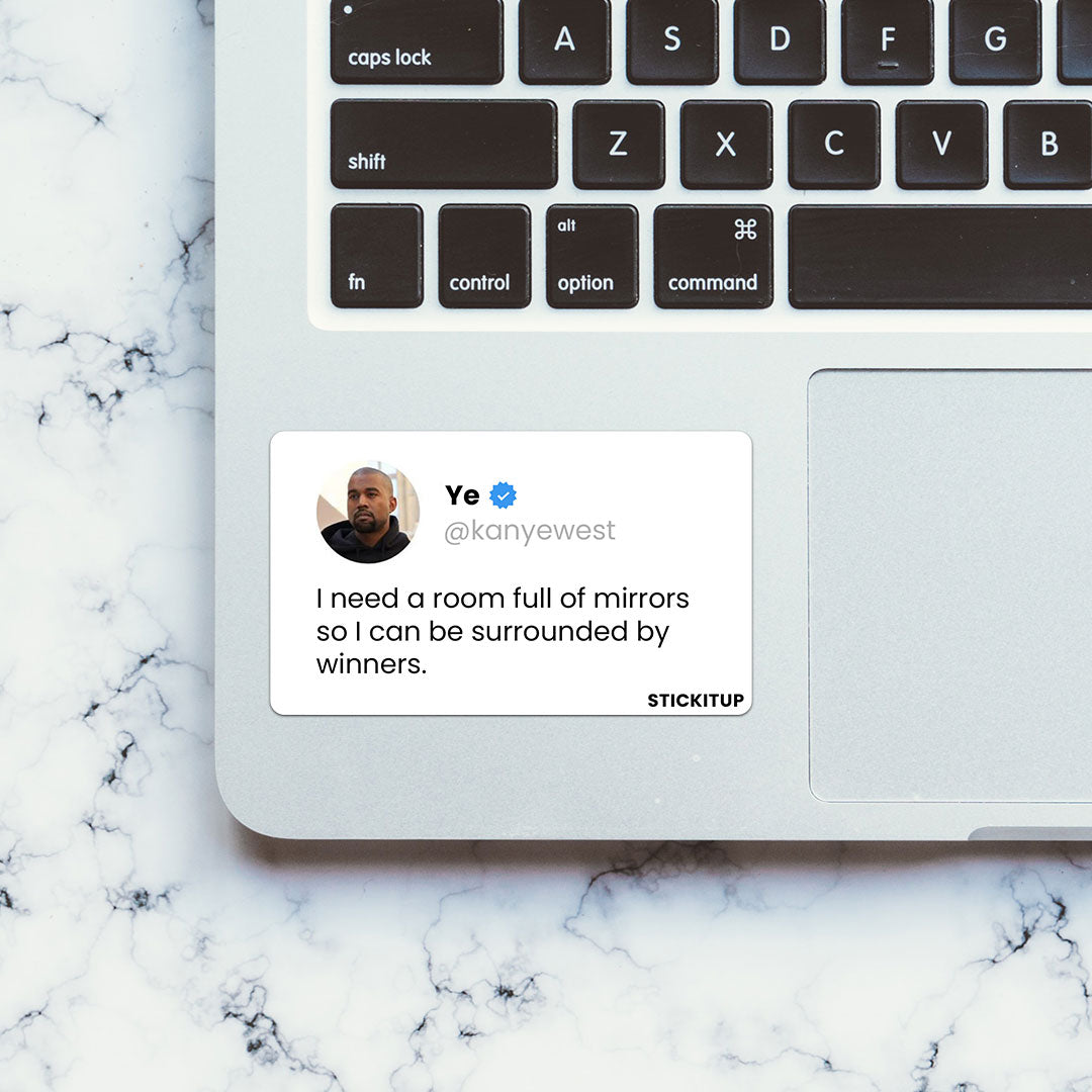 I CAN BE SURROUNDED BY WINNERS Sticker| STICK IT UP