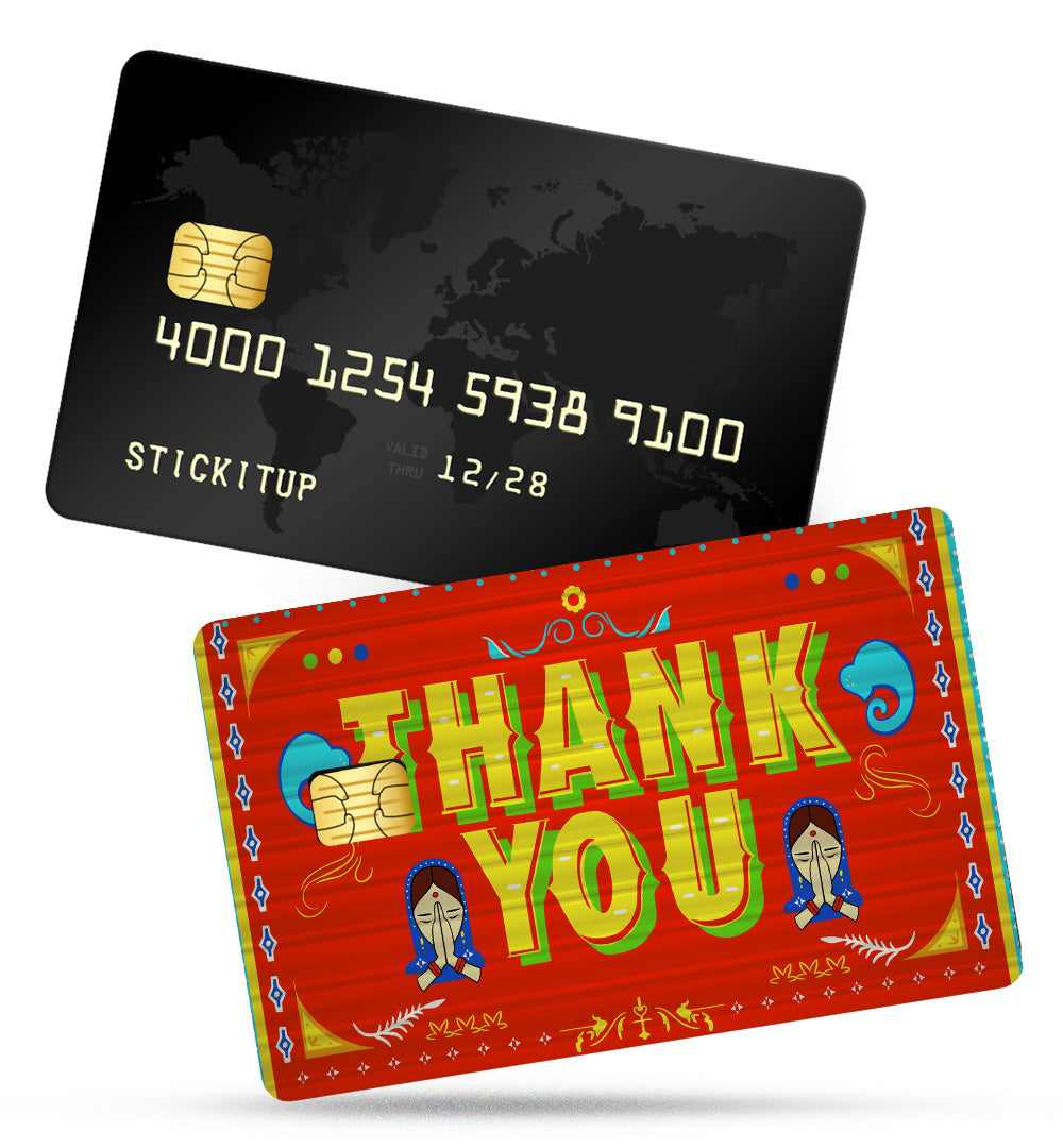 Thank You Credit Card Skin | STICK IT UP