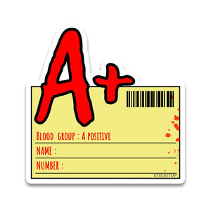 A Plus Bumper Sticker waterproof vinyl decal for laptop, bike, car & bottle