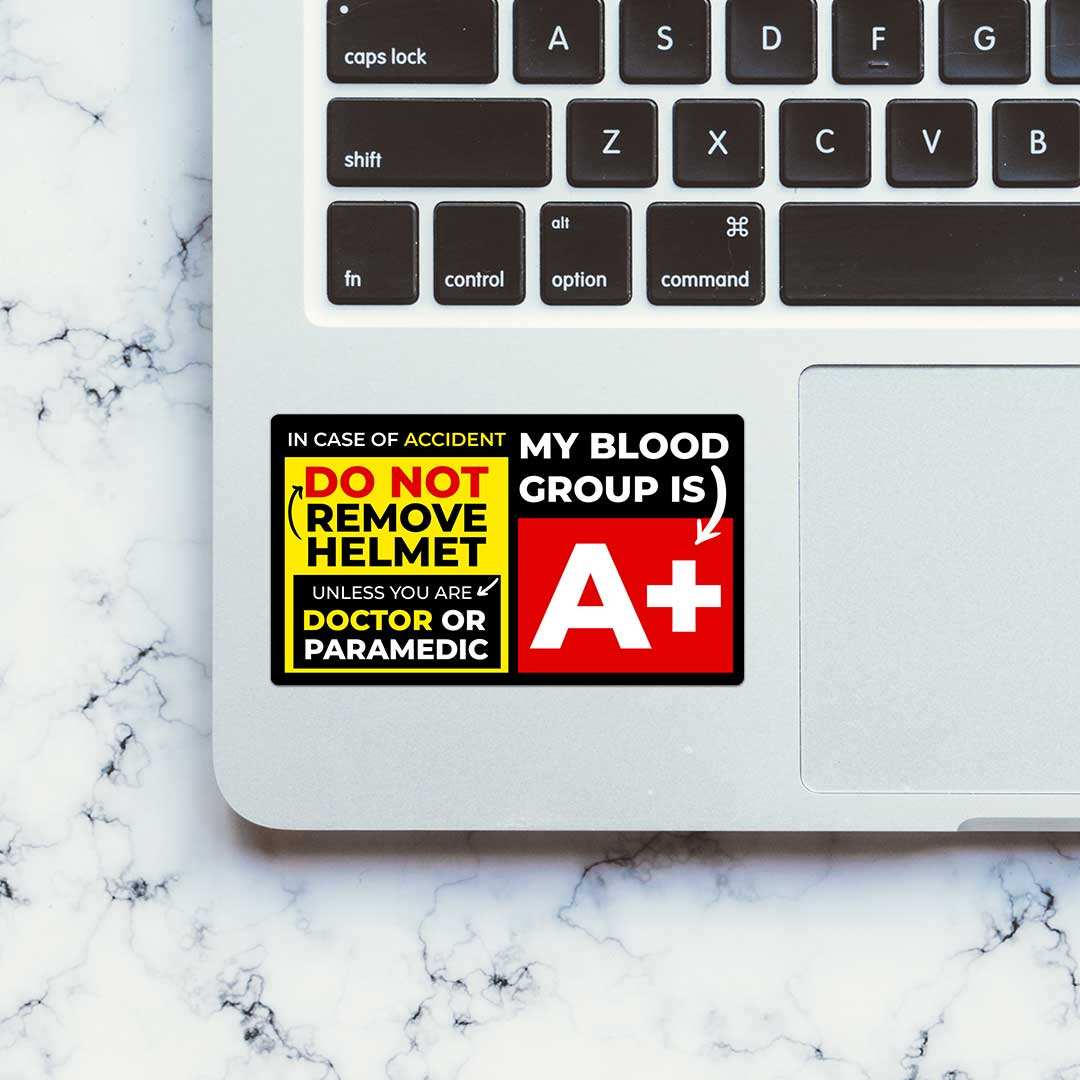 A Positive Sticker waterproof vinyl decal for laptop, bike, car & bottle