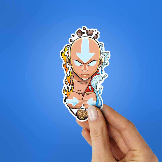 Aang The Airbender Sticker - STICK IT UP