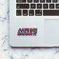 Aaye Din Bahar Ke Glitter Sticker waterproof vinyl decal for laptop, bike, car & bottle