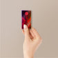 Abstract Red Figure Holographic Stickers