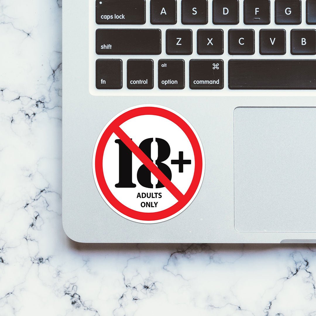 Adults Only Sticker - Stickers | STICK IT UP