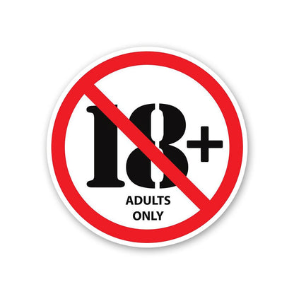 Adults Only Sticker - Stickers | STICK IT UP