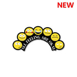 All Feeling Are Okay Sticker waterproof vinyl decal for laptop, bike, car & bottle