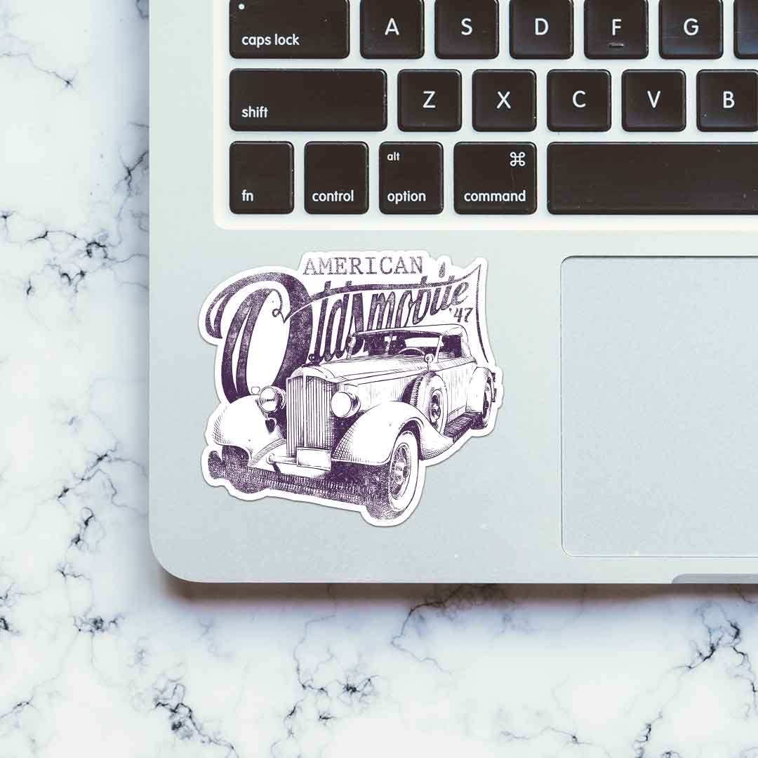 American Olds Mobile Sticker waterproof vinyl decal for laptop, bike, car & bottle