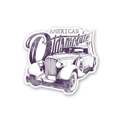 American Olds Mobile Sticker waterproof vinyl decal for laptop, bike, car & bottle