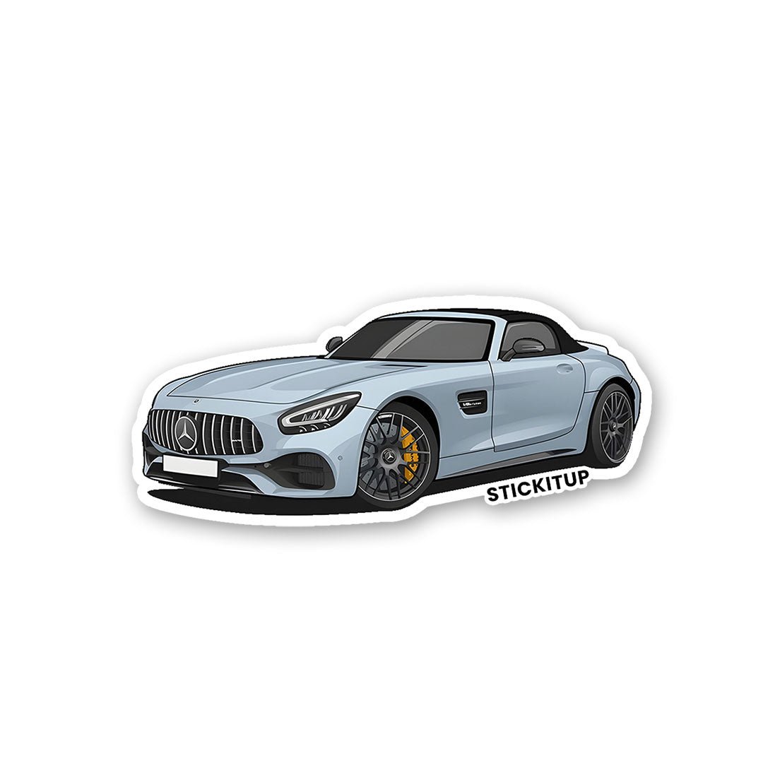 AMG GT Sticker waterproof vinyl decal for laptop, bike, car & bottle