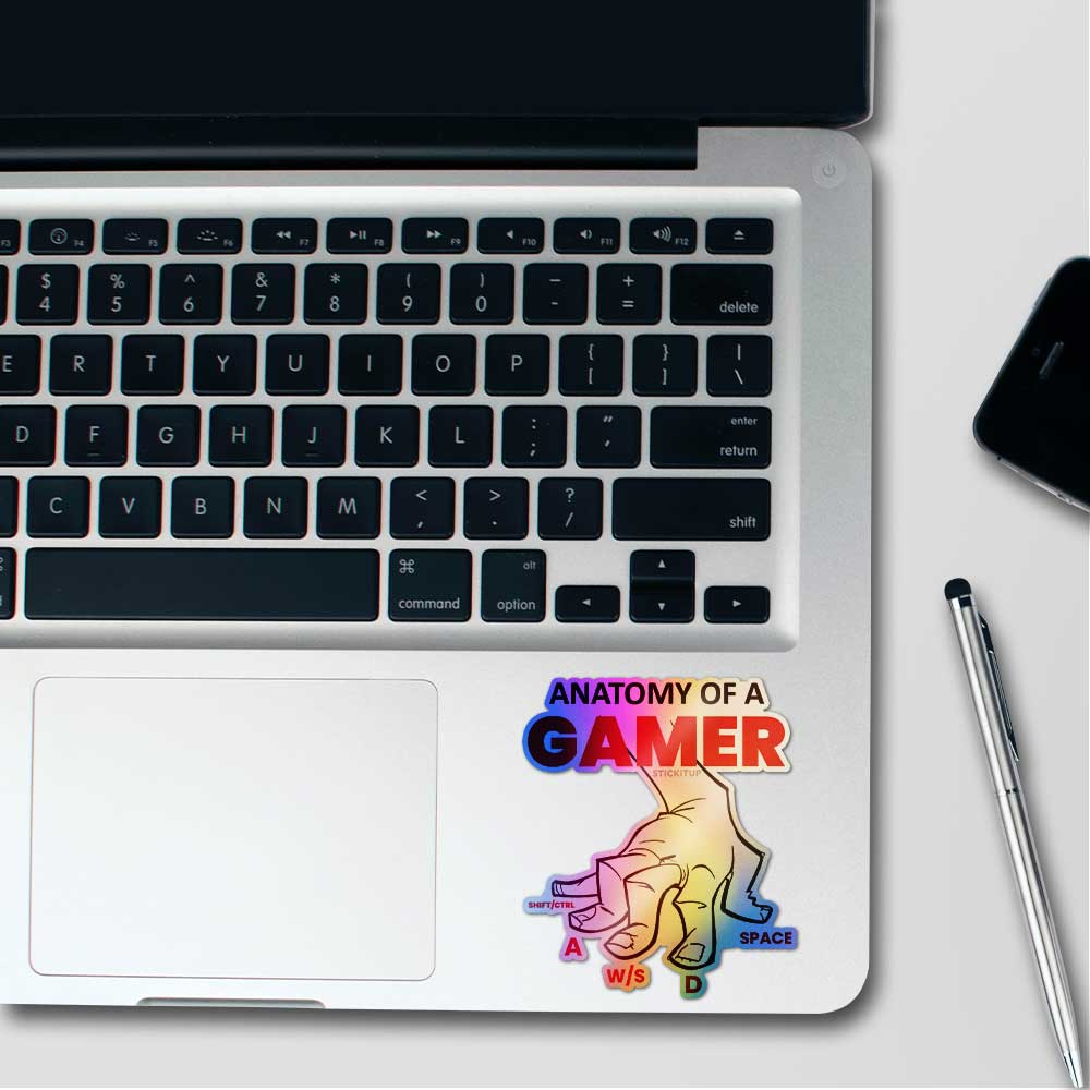 Anatomy of a Gamer Holographic Stickers - Holographic stickers | STICK IT UP