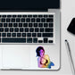 Anime Girl Lineart 01 Holographic Stickers - Holographic stickers | STICK IT UP
