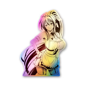 Anime Girl Pose Holographic Stickers - Holographic stickers | STICK IT UP