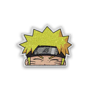 Anime Glitter Sticker waterproof vinyl decal for laptop, bike, car & bottle