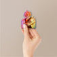 Anime Orange Hair Fight Holographic Stickers