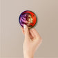 Anime Red Circle Dark Holographic Stickers