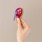 Anime Red Dragon Holographic Stickers