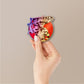 Anime Samurai Red Circle Holographic Stickers - Holographic stickers | STICK IT UP
