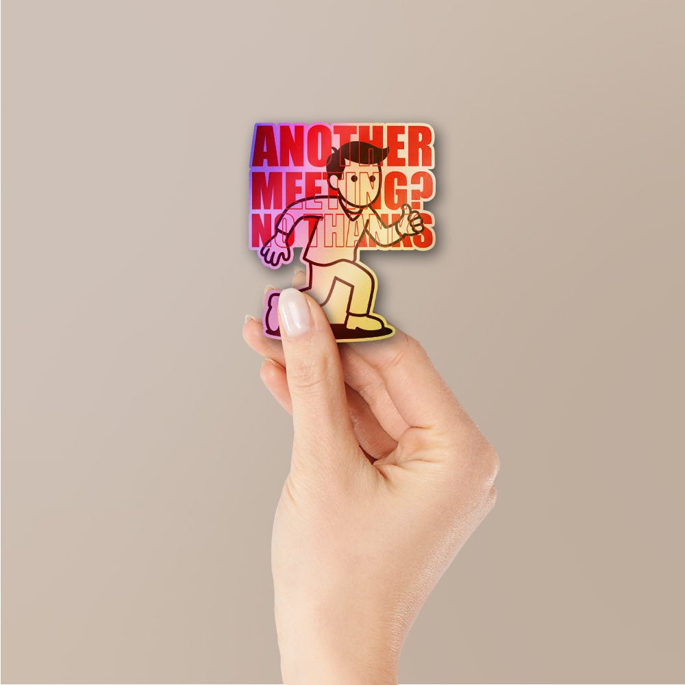 Another Meeting Running Man Holographic Stickers - Holographic stickers | STICK IT UP