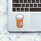 Anti Delulu pills Sticker waterproof vinyl decal for laptop, bike, car & bottle