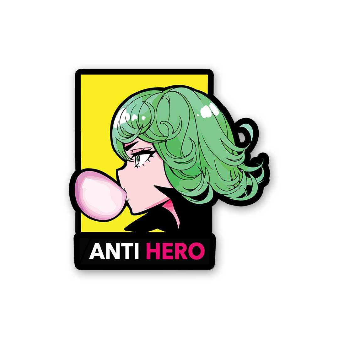 Anti hero Sticker waterproof vinyl decal for laptop, bike, car & bottle