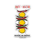Anti Nazar Sticker waterproof vinyl decal for laptop, bike, car & bottle
