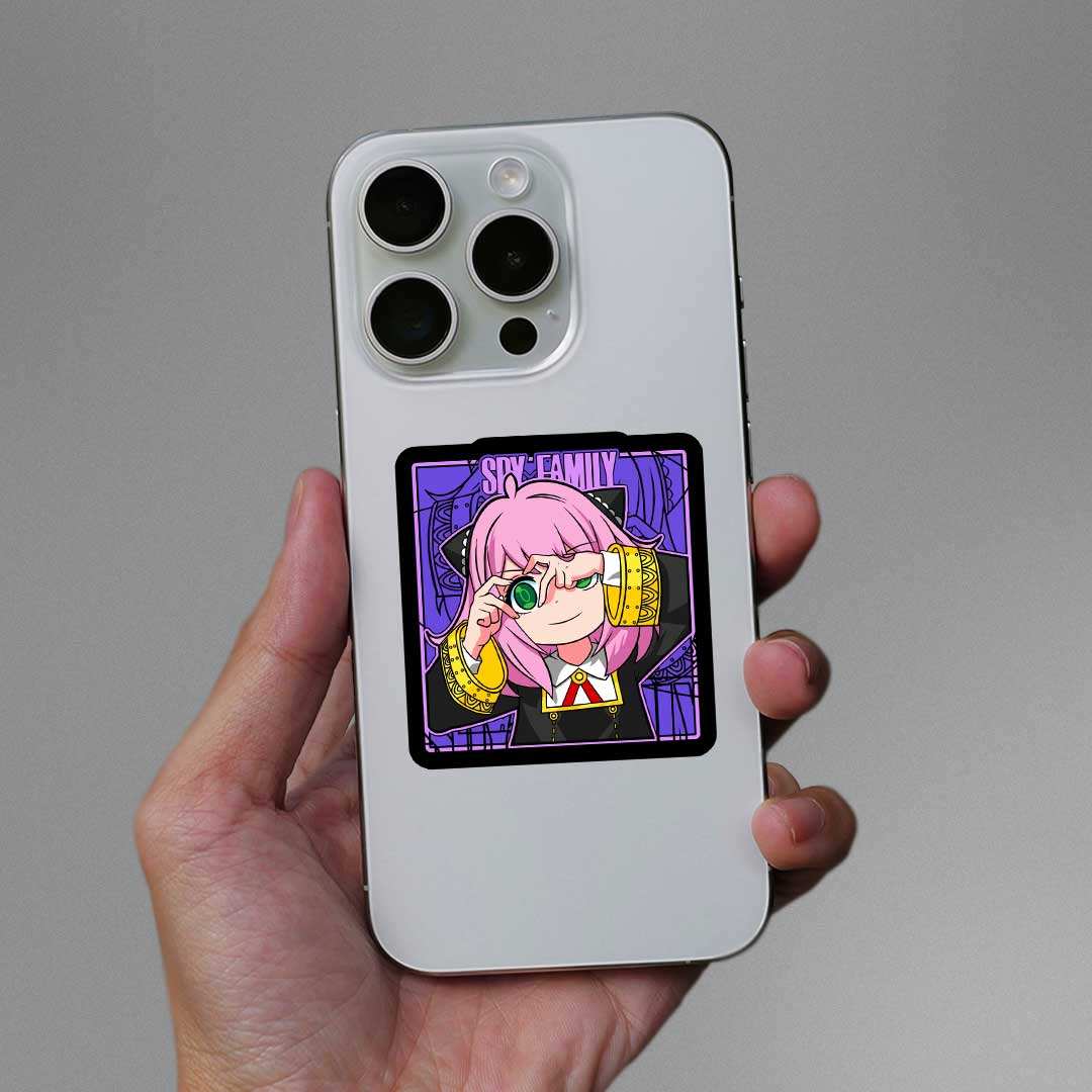 Anya Spyxfamily Sticker waterproof vinyl decal for laptop, bike, car & bottle