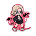 APT Sticker waterproof vinyl decal for laptop, bike, car & bottle
