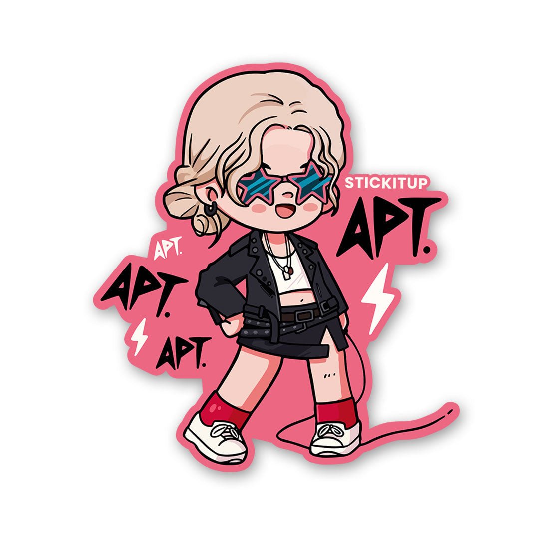 APT Sticker waterproof vinyl decal for laptop, bike, car & bottle