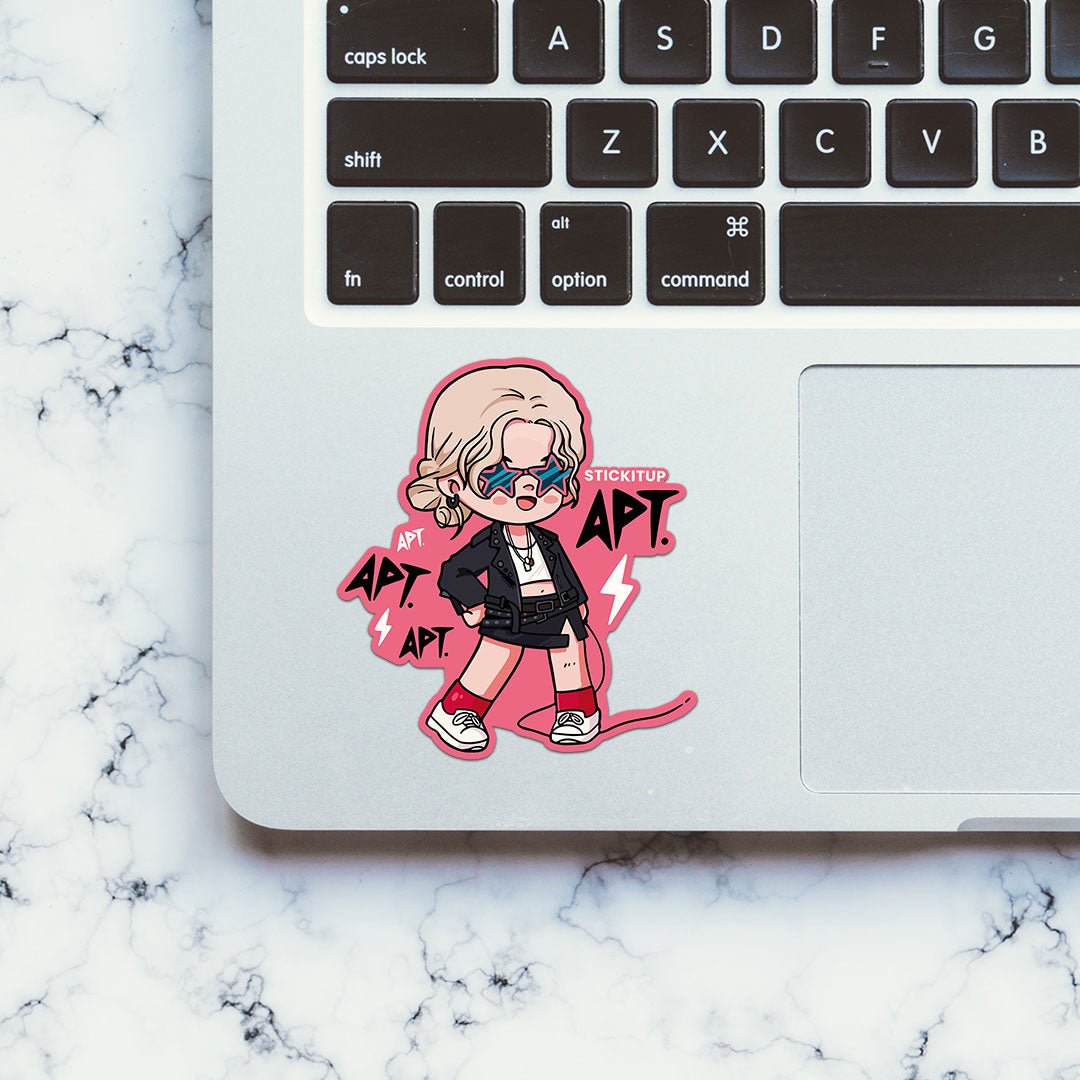 APT Sticker waterproof vinyl decal for laptop, bike, car & bottle