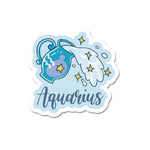 Aqaurious Energy Sticker waterproof vinyl decal for laptop, bike, car & bottle