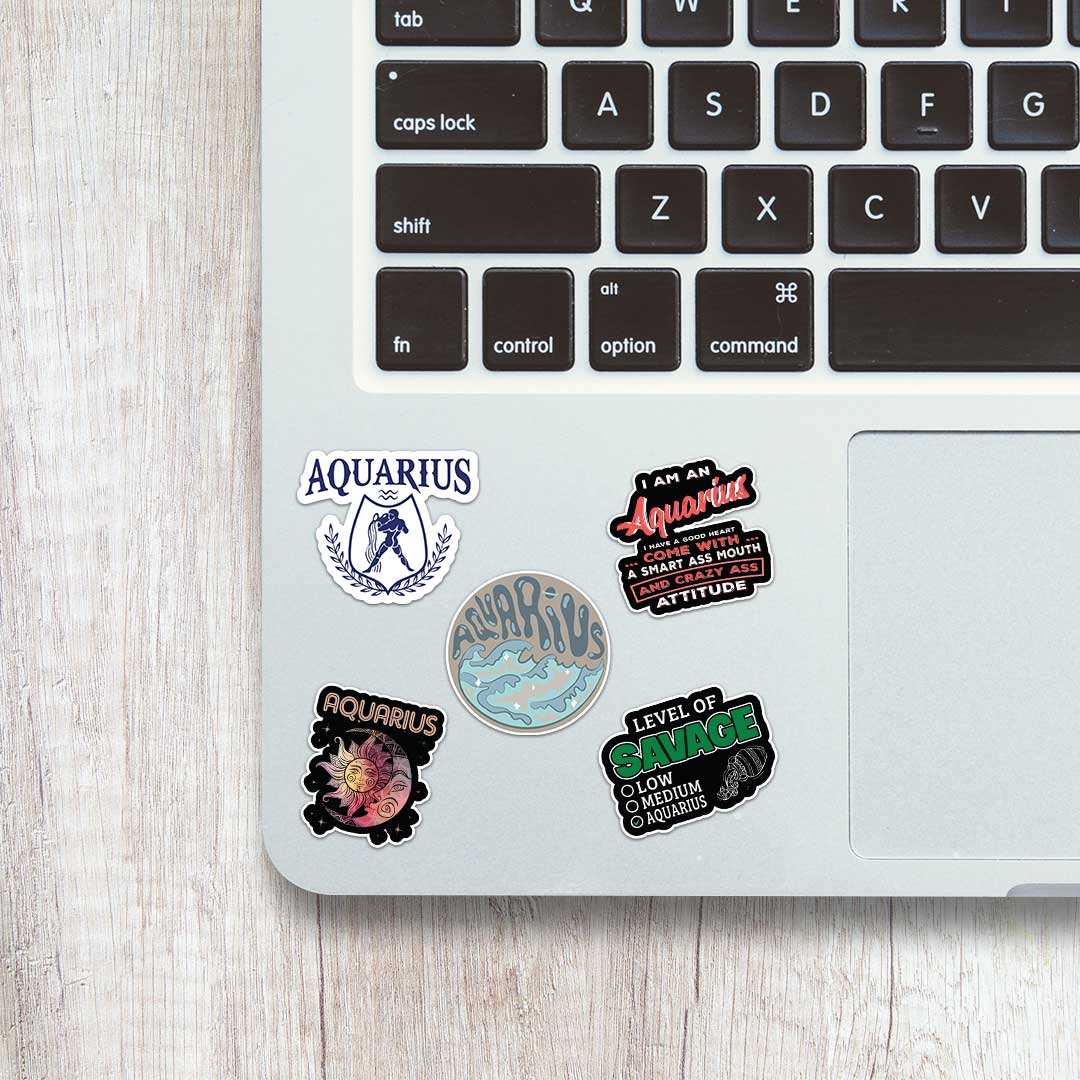 Aquarius Mini Stickers Sheet - STICK IT UP