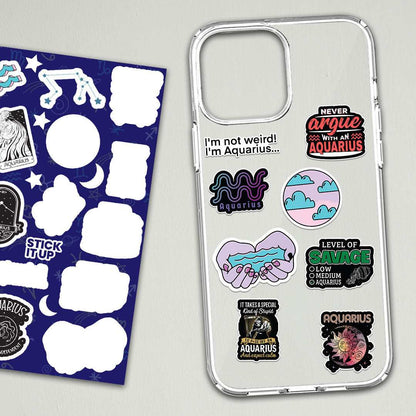 Aquarius Mini Stickers Sheet - STICK IT UP