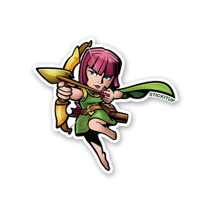 ARCHER Sticker waterproof vinyl decal for laptop, bike, car & bottle