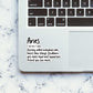 Aries Sticker waterproof vinyl decal for laptop, bike, car & bottle