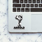 Arnold Sticker waterproof vinyl decal for laptop, bike, car & bottle
