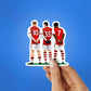 Arsenal F.C Sticker waterproof vinyl decal for laptop, bike, car & bottle