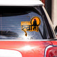 Ashakya Hi Shakya Kartil Swami Bumper Sticker waterproof vinyl decal for laptop, bike, car & bottle