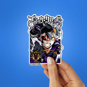 Asta The Devil Mode Sticker waterproof vinyl decal for laptop, bike, car & bottle