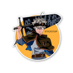 Asta The Warrior Sticker waterproof vinyl decal for laptop, bike, car & bottle