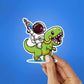 Astro Dino Sticker waterproof vinyl decal for laptop, bike, car & bottle