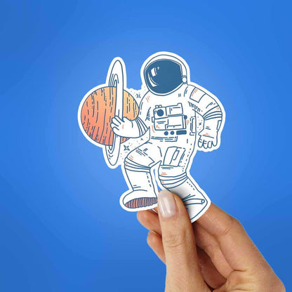 Astronaut Floting Sticker - STICK IT UP
