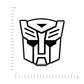 Autobot Insignia Bumper Sticker waterproof vinyl decal for laptop, bike, car & bottle