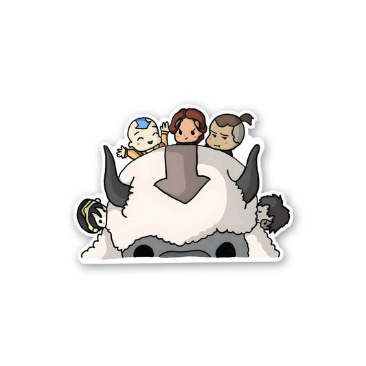 Avatar The Last Air Bender Cute Sticker Sticker - STICK IT UP