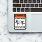 Avoid Injury Sticker waterproof vinyl decal for laptop, bike, car & bottle