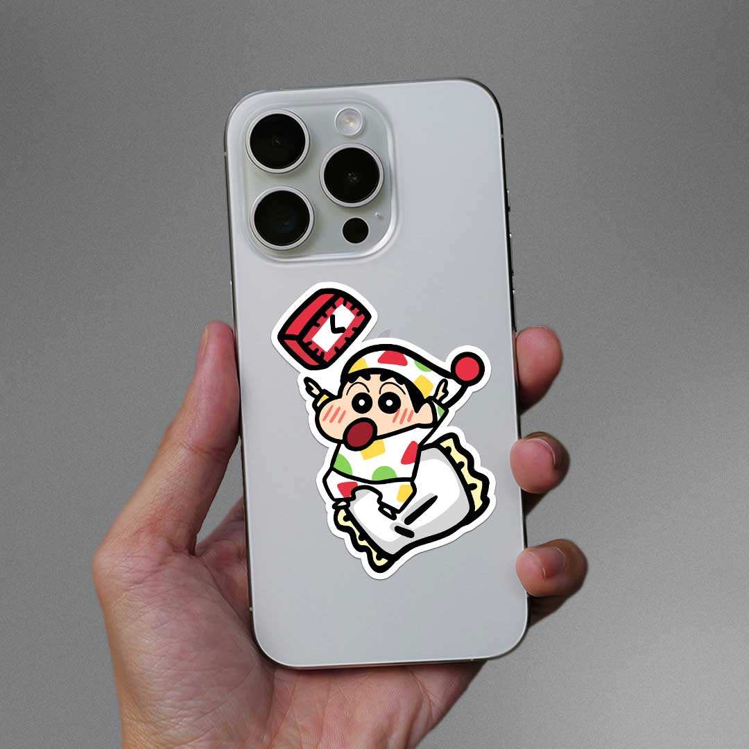 Awake Shinchan Sticker - STICK IT UP