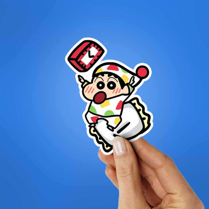 Awake Shinchan Sticker - STICK IT UP